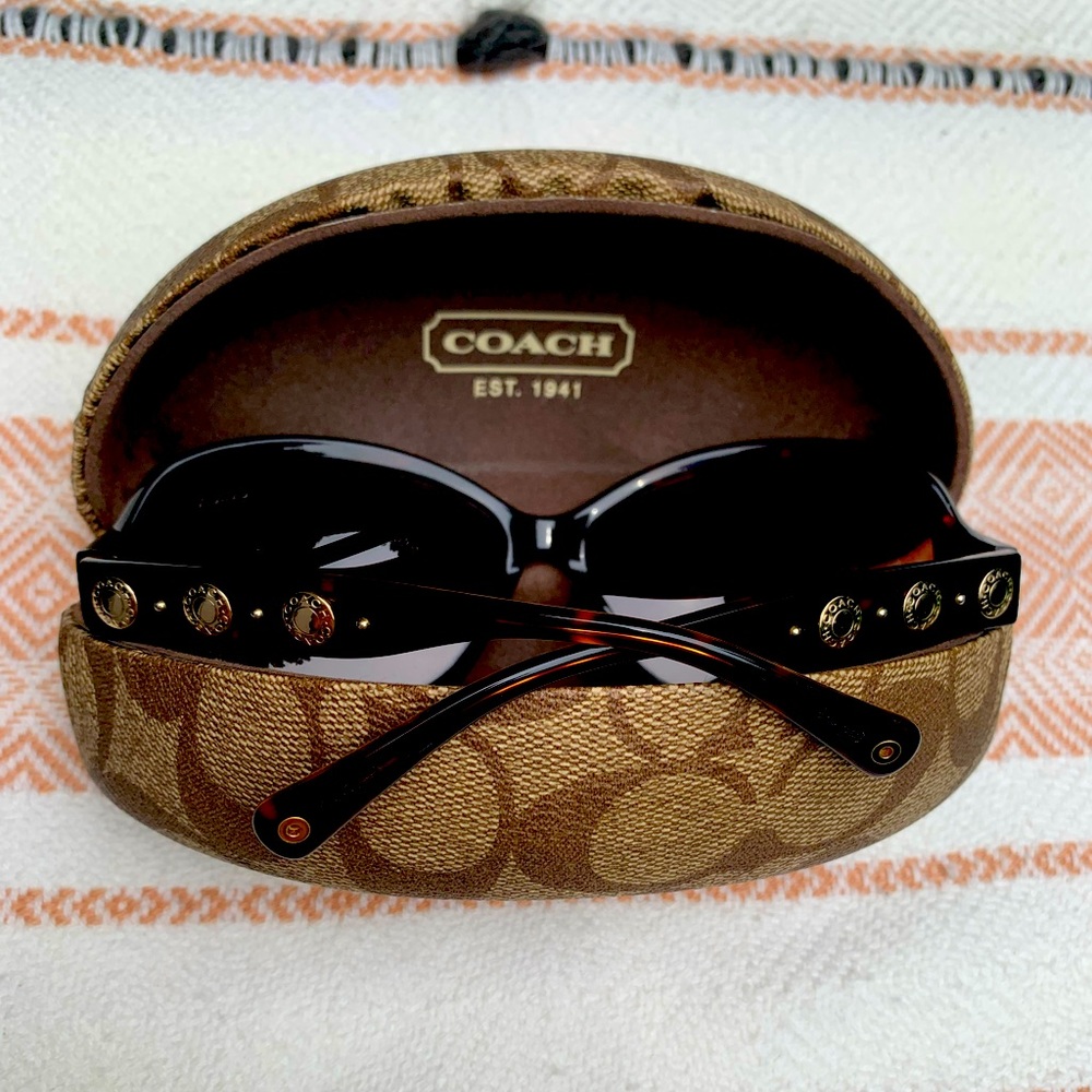 Coach sunglasses with original case